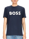 Logo Short Sleeve T-Shirt Navy - HUGO BOSS - BALAAN 2