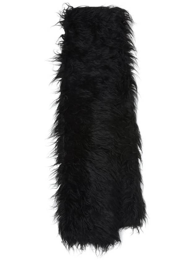 Floss Fake Fur Scarf Black - OUR LEGACY - BALAAN 1