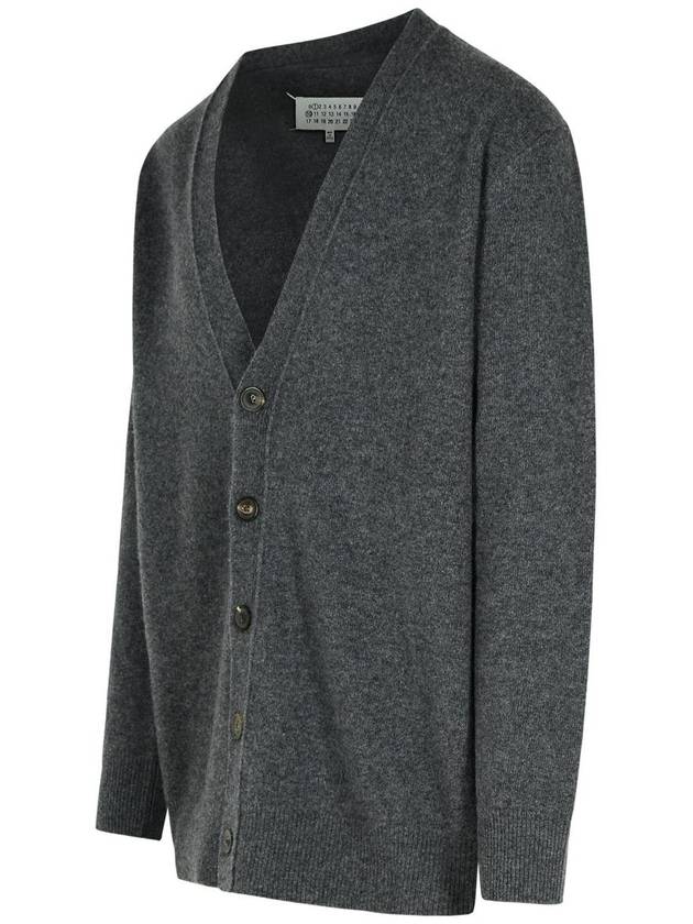 Maison Margiela Grey Wool Cardigan - MAISON MARGIELA - BALAAN 2