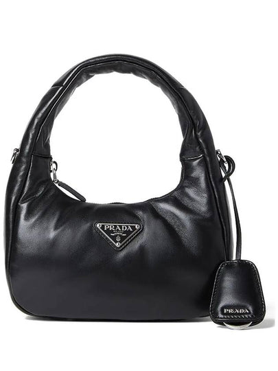 Soft Padded Nappa Leather Mini Bag Black - PRADA - BALAAN 2