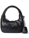 Soft Padded Nappa Leather Mini Bag Black - PRADA - BALAAN 3