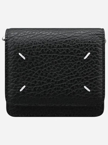 Margiela 24SS SA3UI0009 P4455 T8013 Stitch Chain Mini Cross Bag Black 997433 - MAISON MARGIELA - BALAAN 1