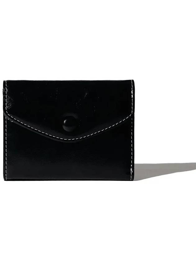 Dot mini halfwallet bill card wallet black - LE MASQUE - BALAAN 3