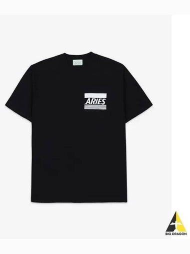 Credit Card SS Short Sleeve T Shirt Black STAR60014BLK - ARIES - BALAAN 1