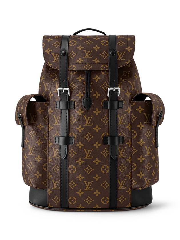 Christopher MM Monogram Macassar Canvas Backpack Brown - LOUIS VUITTON - BALAAN 2