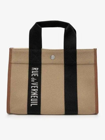 Small Parkour Rive Gauche Tote Bag Beige White TRAVELERSRGBEWH - RUE DE VERNEUIL - BALAAN 1