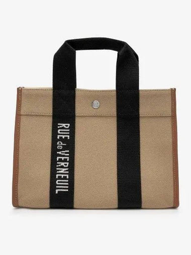 Small Parkour Rive Gauche Tote Bag Beige White TRAVEELLERSRGBEWH - RUE DE VERNEUIL - BALAAN 1