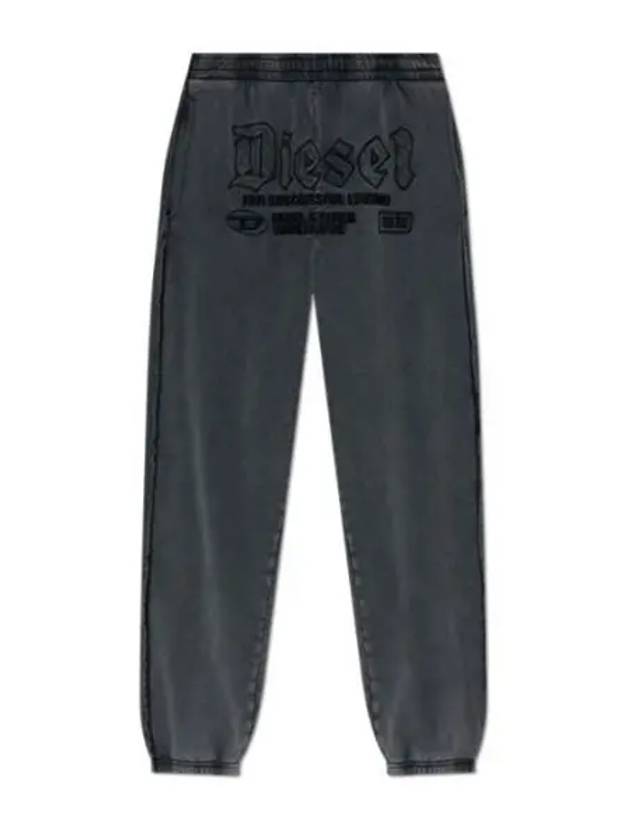 P Marky Embroidered Logo Track Pants Black - DIESEL - BALAAN 2