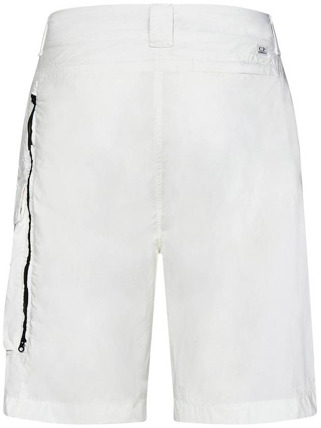 C.P. Company White Cotton Shorts - CP COMPANY - BALAAN 2