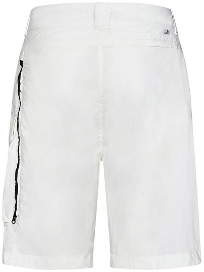 C.P. Company White Cotton Shorts - CP COMPANY - BALAAN 2