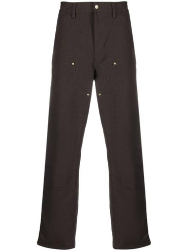 Dearborn Canvas Double Knee Straight Pants Brown - CARHARTT WIP - BALAAN 1