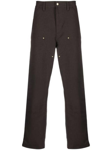 Dearborn Canvas Double Knee Straight Pants Brown - CARHARTT WIP - BALAAN 1