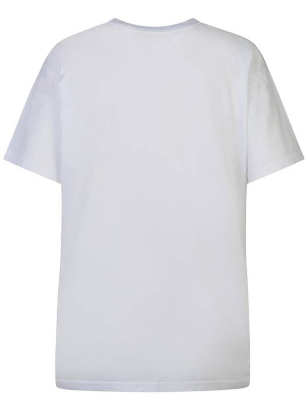 Logo Cotton Jersey Short Sleeve T-Shirt White - MAISON MARGIELA - BALAAN 4