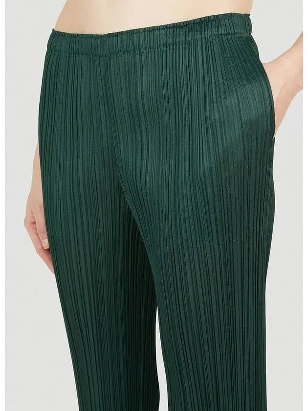 Pleated Please Issey Miyake Waistband Plissé Crop Pants - ISSEY MIYAKE - BALAAN 4