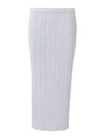 Pleats Basic Pencil Skirt Light Grey - ISSEY MIYAKE - BALAAN 2