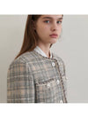 Balannoha checked wool jacket - LUGNER - BALAAN 2