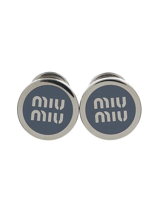 Earrings 5JO9122F6TF0KUQ Gray - MIU MIU - BALAAN 9