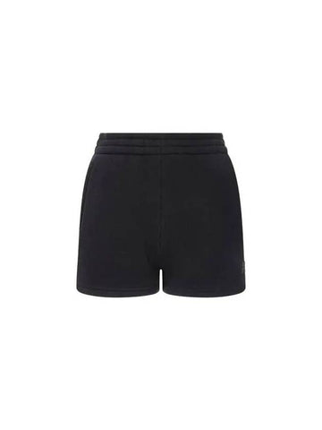 Puff logo banding shorts black 271352 - ALEXANDER WANG - BALAAN 1