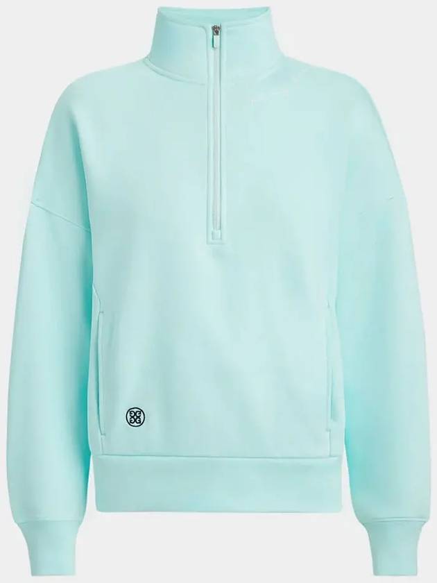 Women s Golf Two French Terry Quarter Zip Boxy Pullover GLM000028 DAYBREAK - G/FORE - BALAAN 1