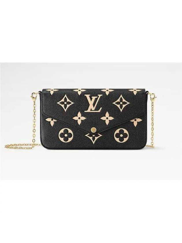 Felicie Pochette Shoulder Bag Black - LOUIS VUITTON - BALAAN 3