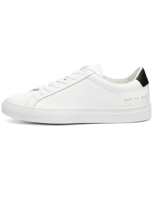 24SS Women's Retro Low Top Sneakers White 6081 0547 - COMMON PROJECTS - BALAAN 2