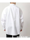 Hidden Button Long Sleeve Shirt White - AMI - BALAAN 3