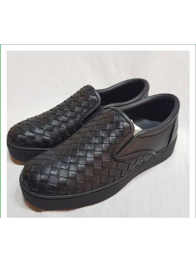 Intrecciato Nappa Dozer Slip-On Black - BOTTEGA VENETA - BALAAN 3