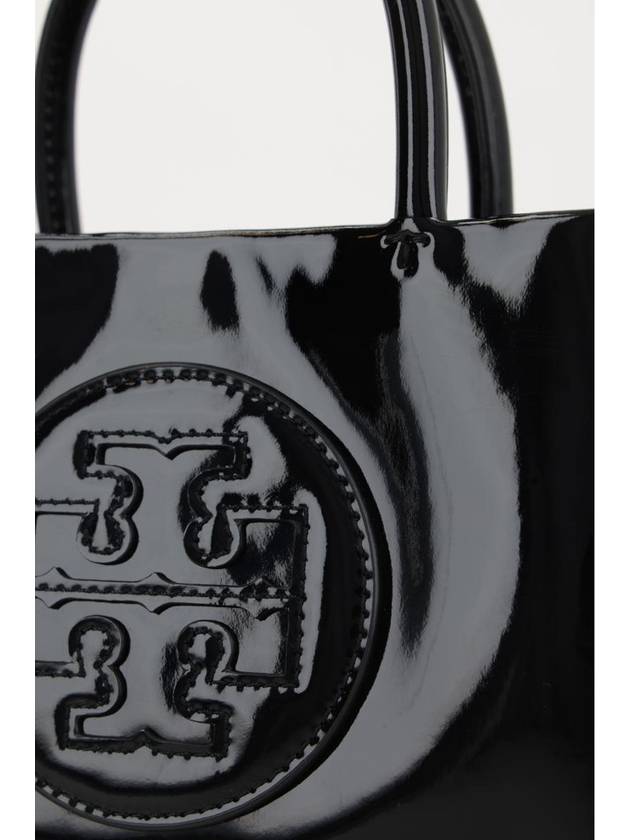 Ella Bio Patent Tote Bag Black - TORY BURCH - BALAAN 4