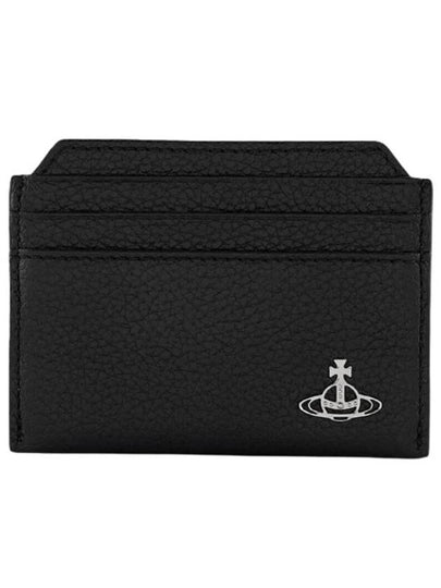 Lee Vegan Slim Logo Polyurethane Card Wallet Black - VIVIENNE WESTWOOD - BALAAN 2