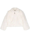 Kids Fake Fur Jacket Cream TT2D17 Z1277 101 - STELLA MCCARTNEY - BALAAN 2