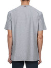 RWB Stripe Cotton Short Sleeve T-shirt Grey - THOM BROWNE - BALAAN 5