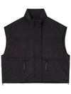 Semi overfit string down vest Black - THE GREEN LAB - BALAAN 6