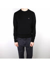 Men's Embroidered Logo Knit Top Black - VIVIENNE WESTWOOD - BALAAN 2