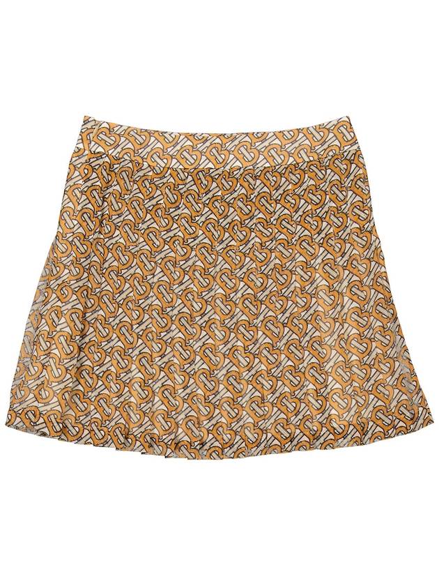 Burberry Girls Camila Monogram Skirt In Bright Orange, Size 6Y - BURBERRY - BALAAN 2