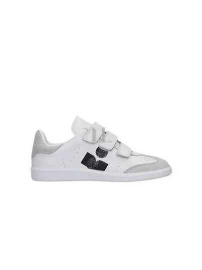 Beth Logo Leather Low Top Sneakers White - ISABEL MARANT - BALAAN 2