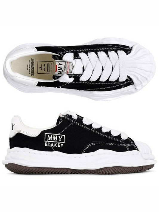 Black Blakey OG Canvas Sneakers BLAKEY A08FW735 BLACK - MIHARA YASUHIRO - BALAAN 1