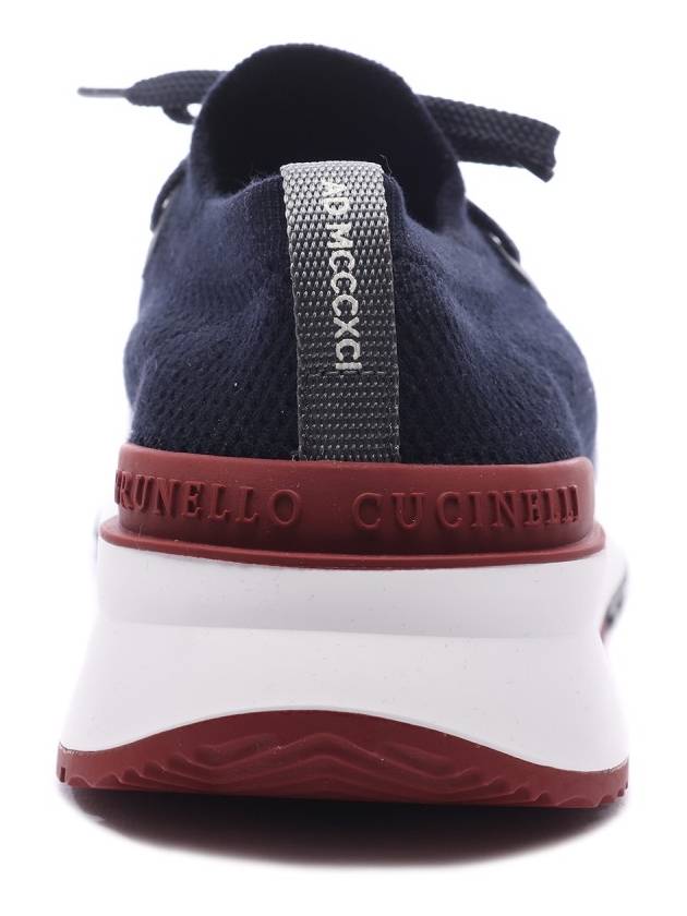 Knit Running Sneakers Navy - BRUNELLO CUCINELLI - BALAAN 5