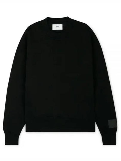 Alexandre Mattiussi Embroidered Logo Sweatshirt Black - AMI - BALAAN 2