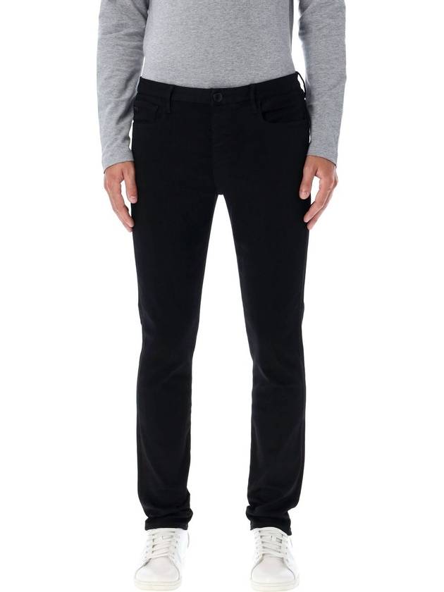 slim fit stretch jeans black - EMPORIO ARMANI - BALAAN 2