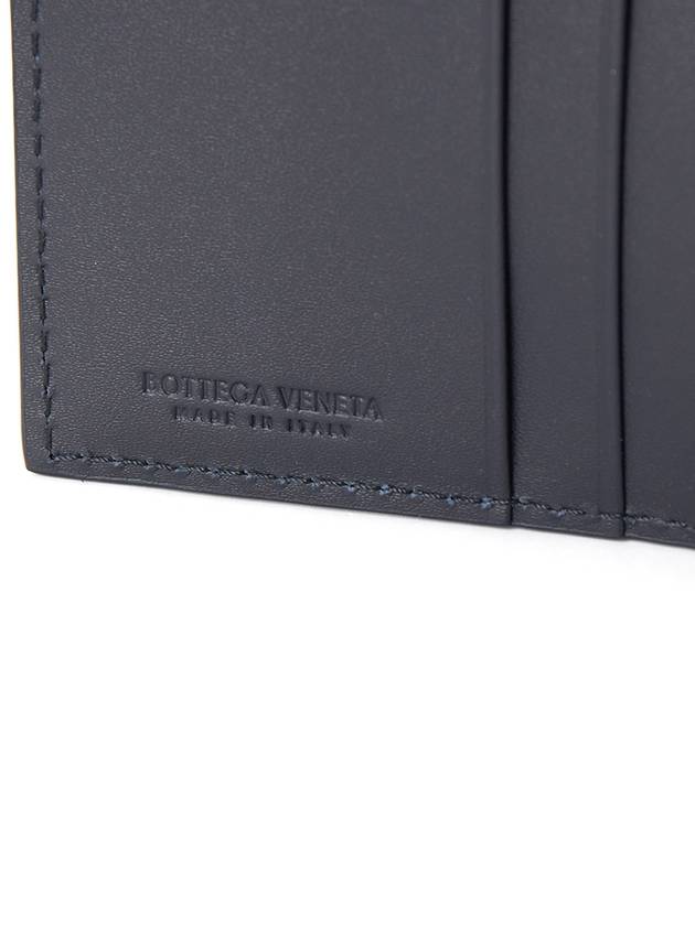 Intrecciato Half Wallet Navy - BOTTEGA VENETA - BALAAN 6