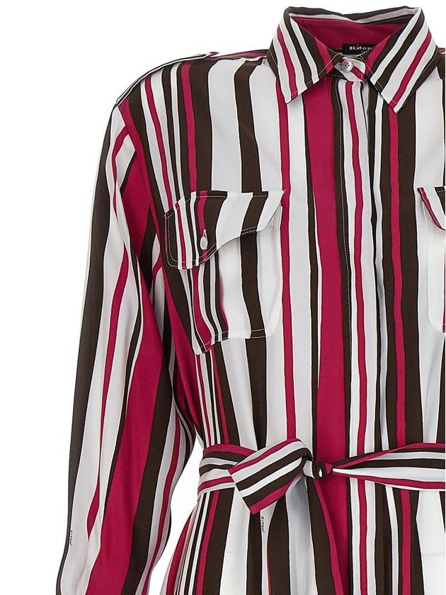 Kiton Striped Shirt Dress - KITON - BALAAN 3