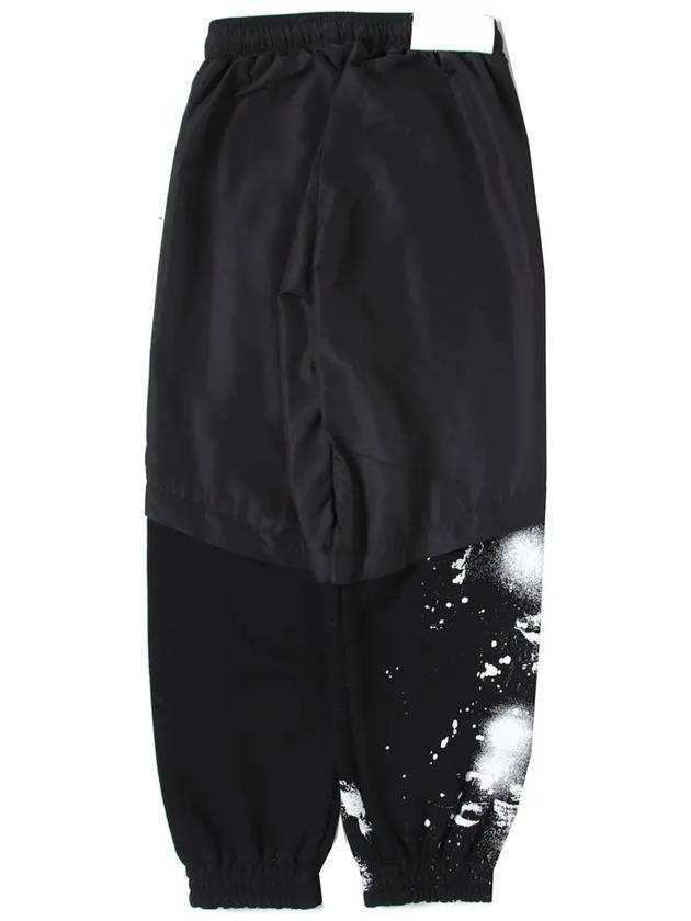 Kids Painting Spot Track Pants Black MS029281 110 - MSGM - BALAAN 3