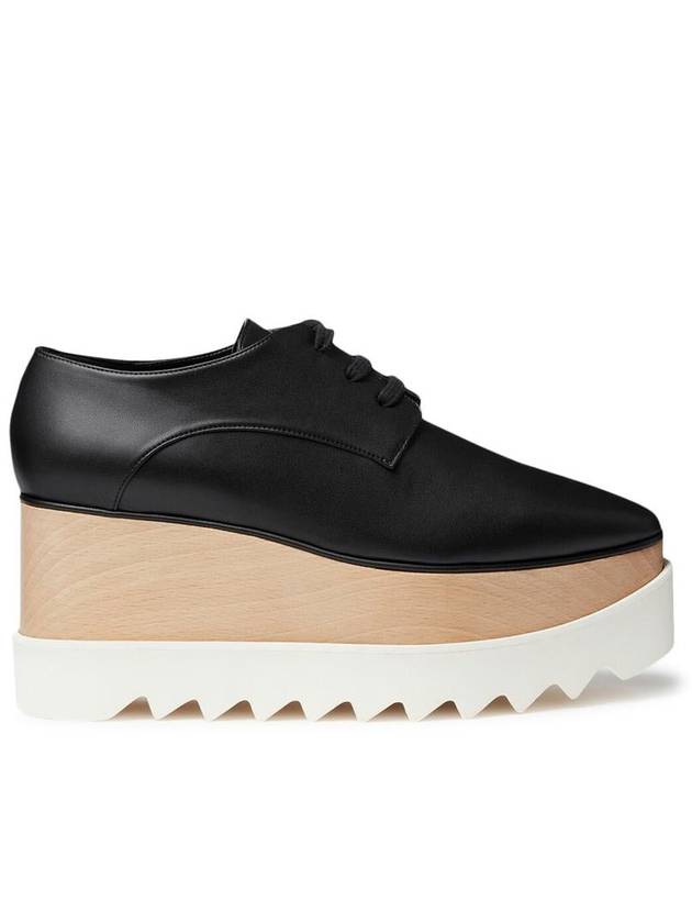 Wooden Platform Oxford Black - STELLA MCCARTNEY - BALAAN 2