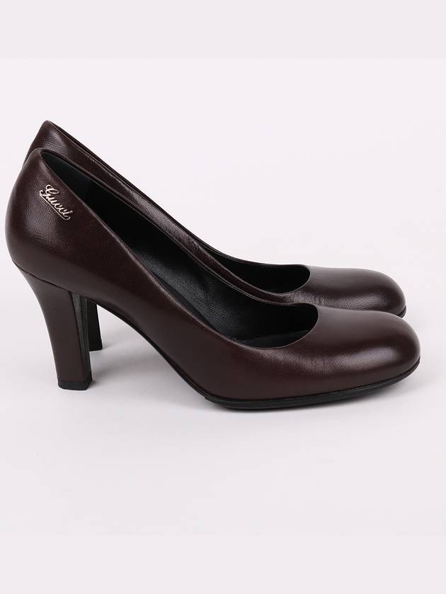 Dark brown round toe women s shoes 247525 - GUCCI - BALAAN 5