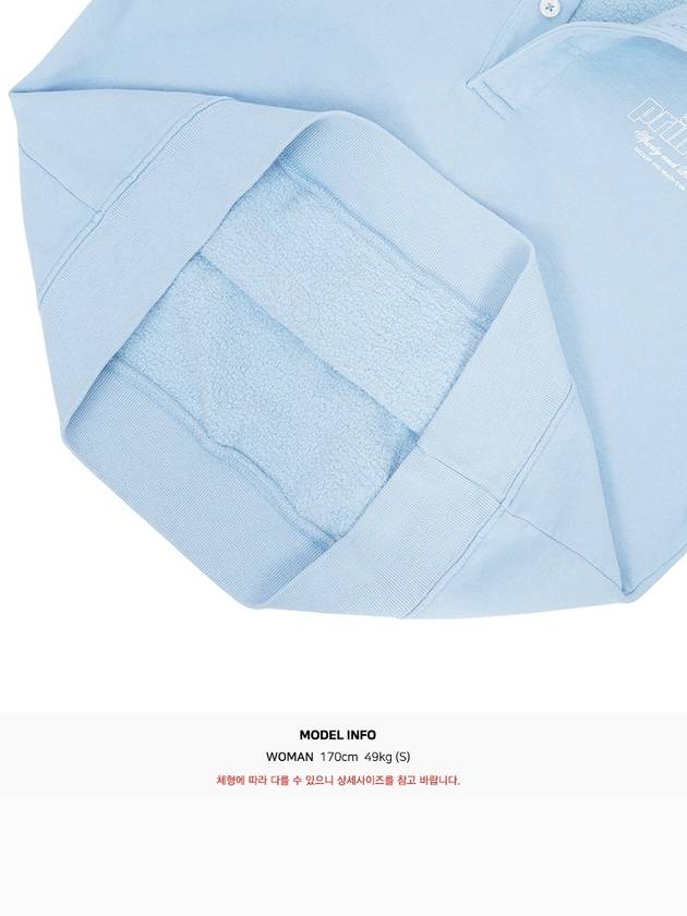 Print Cotton Long Sleeve PK Shirt Blue - SPORTY & RICH - BALAAN 11