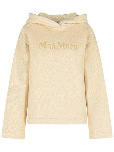 Max Mara Ivory Cotton Blend Sweatshirt - MAX MARA - BALAAN 1