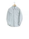 Western Poplin Long Sleeve Shirt Blue - LEMAIRE - BALAAN 2