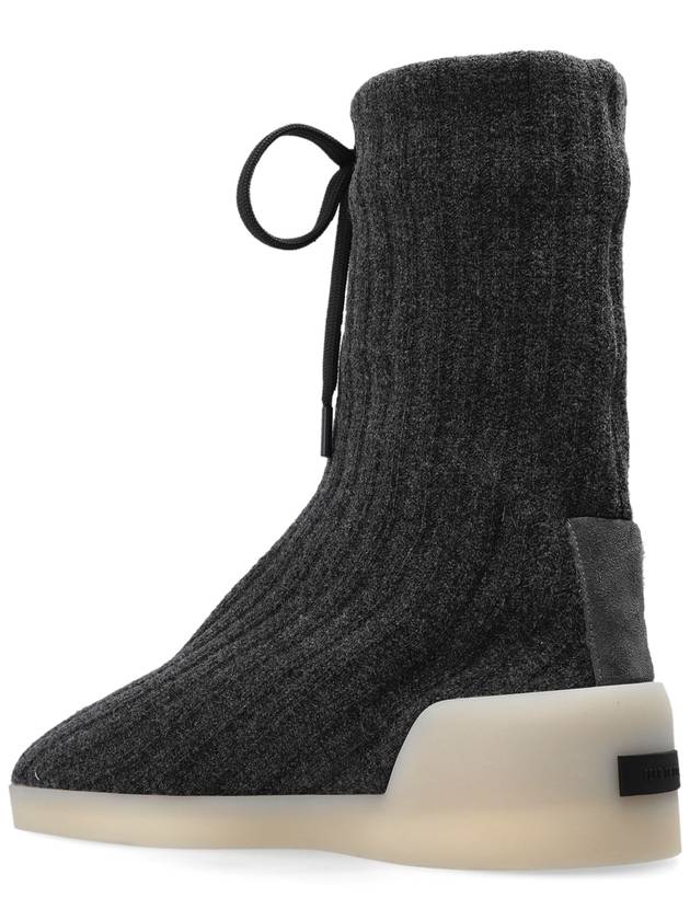 Fear Of God Ankle Boots Moc Knit Hi, Men's, Grey - FEAR OF GOD - BALAAN 5