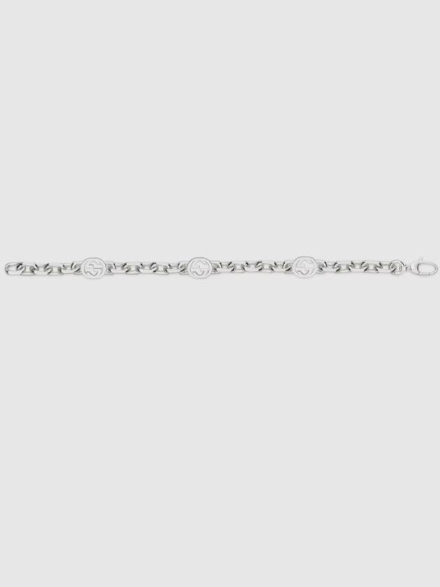 Interlocking G Chain Bracelet Silver - GUCCI - BALAAN 5