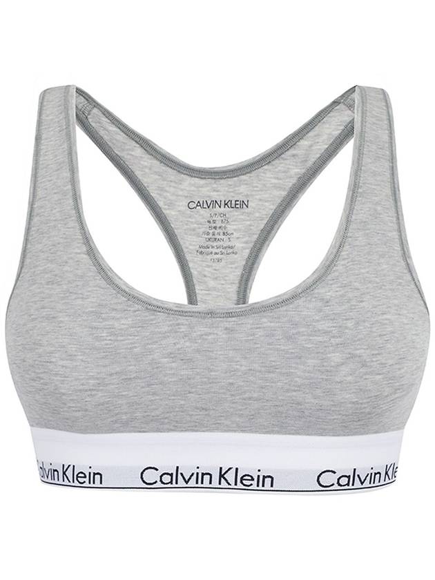 Modern Cotton Bra Grey - CALVIN KLEIN - BALAAN 2